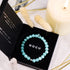 Sarcelle | Argent sterling .925 | Bracelet en verre du Cheshire
